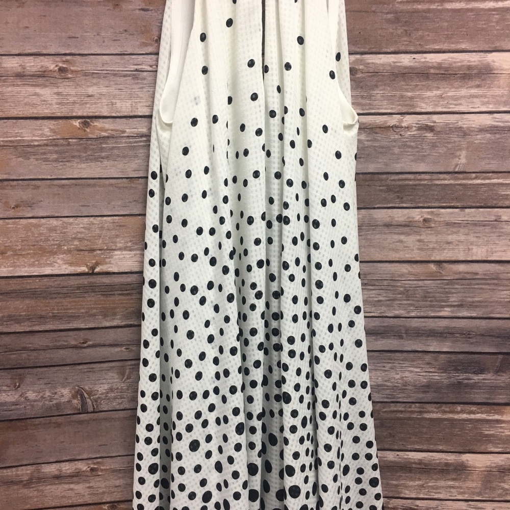 Jessica Simpson Black and White Polka Dot Dress